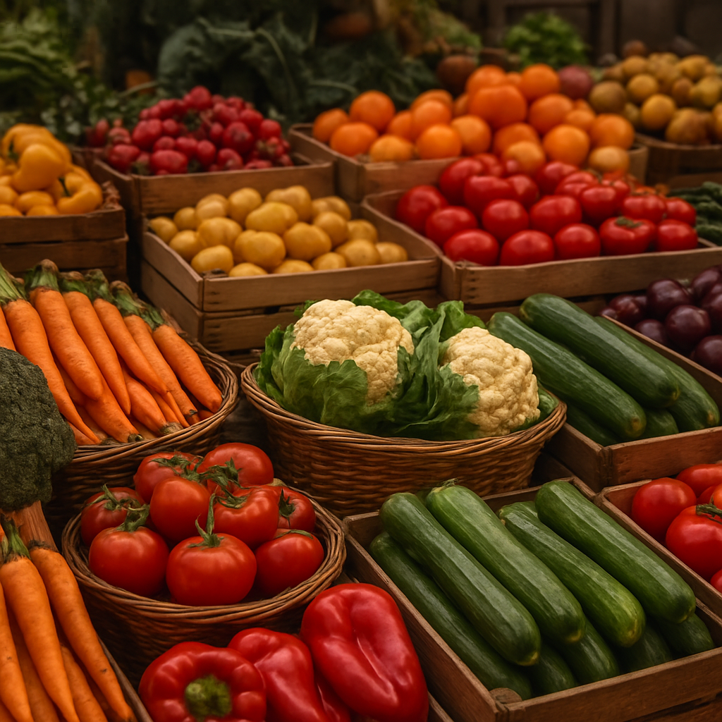Fresh produce market